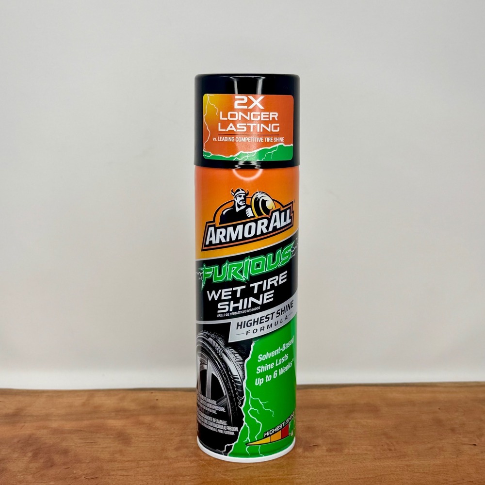 Armor All Furious Wet Tire Shine 15 oz Aerosol Spray Highest Shine Formula